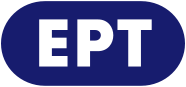 Das Logo des Senders Ellinikí Radiofonía Tileórasi A.E.. Er war die öffentlich-rechtliche (bis 2011: staatliche) Hörfunk- und Fernsehanstalt Griechenlands. Am 11. Juni 2013 beschloss die griechische Regierung die sofortige Schließung der ERT.