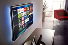 Web und TV: Beide Welten werden verbunden. Bild: Philips