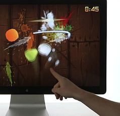 Fruit Ninja: LEAP soll Computerinteraktion revolutionieren. Bild: LEAP