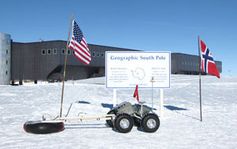 "Yeti" am Südpol: Roboter findet Gletscher-Gefahren. Bild: James Lever, CRREL