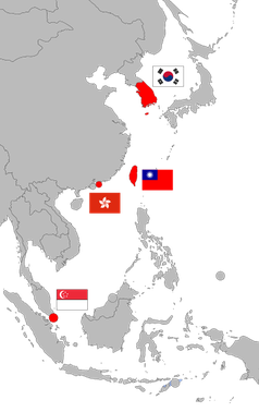 Taiwan zählt neben Südkorea, Hongkong und Singapur zu den vier „Tigerstaaten“ Ostasiens.
