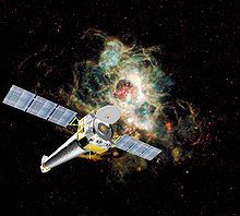 Röntgenteleskop Chandra. Illustration: MSFC/NASA