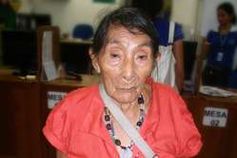 Maria Lucimar Pereira vom Kaxinawá-Volk ist wahrscheinlich der älteste Mensch der Welt. Bild: INSS/Survival