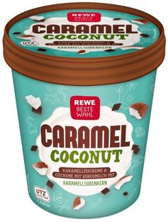 Rewe Beste Wahl Caramel Coconut 500ml / Bild: "obs/Eisbär Eis GmbH"