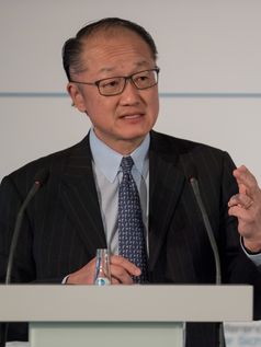 Jim Yong Kim während der 54. MSC 2018