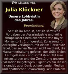 Julia Klöckners Lobbykontakte in der Kritik - wie auch schon ihre Vorgänger...