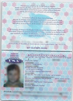 Nonbiometric US Passport (Pre-2006)