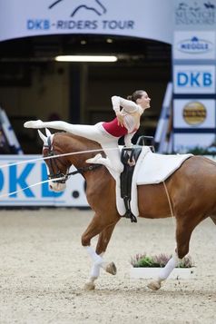 Anna Cavallaro bei den Munich Indoors 2013. Bild: "obs/EN GARDE Marketing GmbH/Karl-Heinz Frieler"