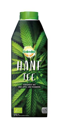 "Solevita Hanf Tee 0,75 l". Bild: Lidl Fotograf: Lidl