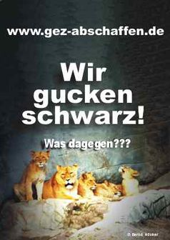 Wir gucken schwarz