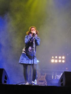 Nneka auf dem „Rock en Seine Festival“, Paris, 2011