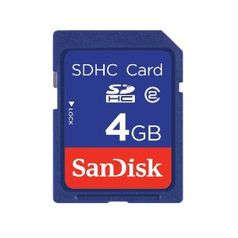 SanDisk Secure Digital High Capacity (SDHC) Speicherkarte 4GB