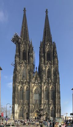 Gesamtansicht der Westfassade, 2011