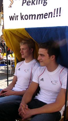 Steffen Deibler (links) mit seinem Bruder Markus