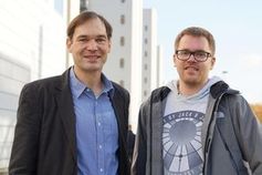 Harald Gröger (links) und sein Mitarbeiter Tobias Betke.