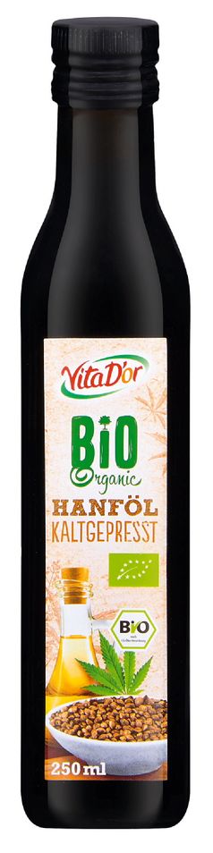 Vita D'or Bio Hanföl kaltgepresst 250 ml" Bild: Lidl Fotograf: Lidl