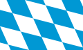Landesflagge vom Freistaat Bayern