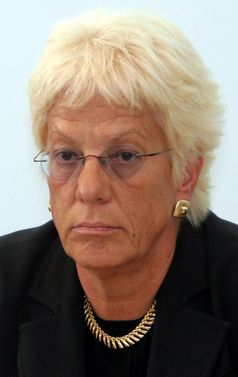 Carla del Ponte am 9. Juli 2006 in Wien