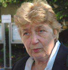 Barbara John, Ombudsfrau für die Hinterbliebenen der Opfer des Neonazi-Terrors des sogenannten Nationalsozialistischen Untergrundes (2013 beim NSU-Prozess in München)