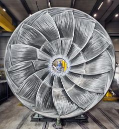 Das PR-Bild des Jahres 2014: "Voith Francis-Turbine", eingereicht vom Technologiekonzern Voith. Bild: "obs/Voith GmbH/Marius Hoefinger"