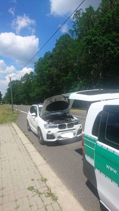 Gestohlener BMW X3 Bild: Bundespolizeiinspektion Ludwigsdorf (ots)