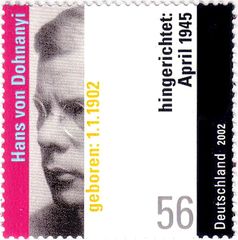 Hans von Dohnanyi (deutsche Briefmarke, 2002)