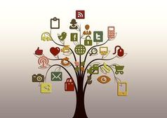 Social-Media-Baum: 3 Mrd. Nutzer für soziale Medien. Bild: geralt, pixabay.com