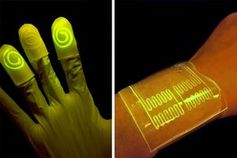 Intelligenter Fingerkuppen-Sensor und Sensor-Bandage. Bild: web.mit.edu