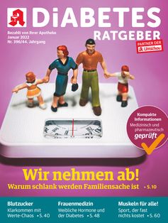 Titelbild Diabetes Ratgeber Januar 2022