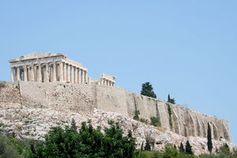 Akropolis: Urlauber skeptisch. Bild: pixelio.de, Leben und Kunst