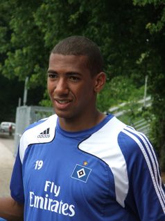 Boateng beim Training mit dem Hamburger SV (2009)