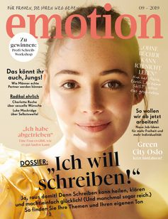 Titelbild zu Ausgabe 09/2019. Bild: "obs/EMOTION Verlag GmbH/Laura Palm"