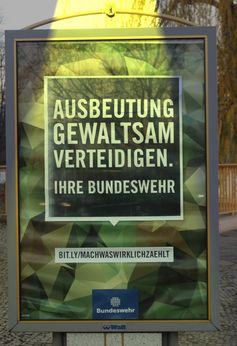 Bundeswehr Werbung: Äußerst beliebt bei kreativen Menschen (Symbolbild)