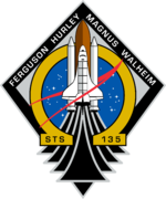 STS-135 (englisch Space Transportation System) ist die Bezeichnung für die letzte Mission des US-amerikanischen Space Shuttle der NASA. Bild: NASA