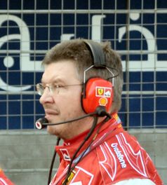Ross Brawn 2006 als Technischer Direktor der Scuderia Ferrari