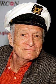 Hugh Hefner bei der Glamourcon #50 in Long Beach, Kalifornien (2010)