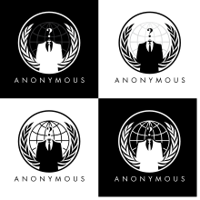 Anonymous Logo in verschiedenen Varianten