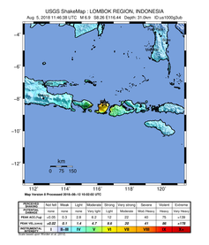 Lombok-Erdbeben vom August 2018
