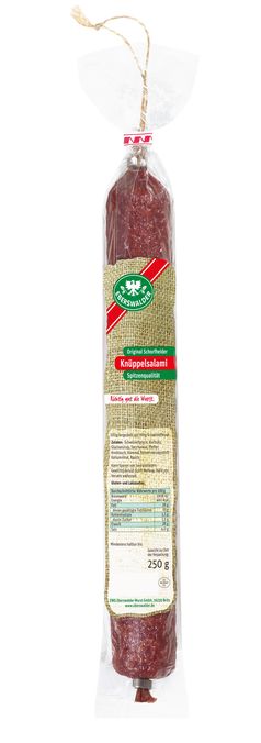 Der Hersteller EWG Eberswalder Wurst GmbH informiert über einen Warenrückruf des Produktes "Eberswalder Original Schorfheider Knüppelsalami, 250 g" Bild: "obs/LIDL/Lidl"