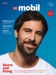 Max Giesinger  (2022) Bild: DB MOBIL Fotograf: Malte Jäger