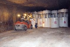 Transuranabfall im Waste Isolation Pilot Plant, New Mexico