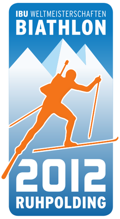Logo der Biathlon-Weltmeisterschaften 2012 in Ruhpolding