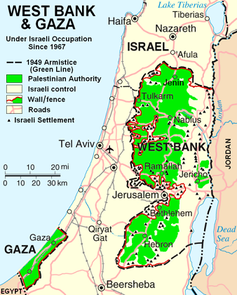 Palästinensische Autonomiegebiete Bild: de.wikipedia.org