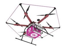 Rakuten-Drohne: Diese liefert direkt auf den Golfplatz. Bild: rakuten.com