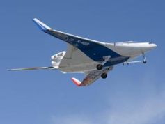 Rochenartiger Flieger von NASA und Boeing erfolgreich getestet. Bild: NASA/Tony Landis