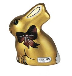 Der goldige Hase von Riegelein. Bild: "obs/Confiserie Riegelein"