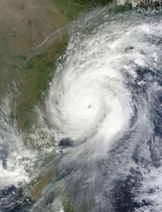 Sehr schwerer zyklonischer Sturm Hudhud (Symbolbild)