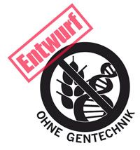 Wie das "Ohne Gentechnik"-Siegel aussehen könnte, zeigt ein Entwurf von foodwatch.