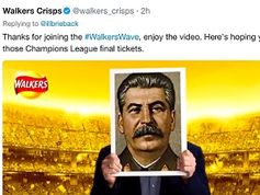 Josef Stalin: Vielleicht gewinnt er ja Finalkarten. Bild: Walkers Crips