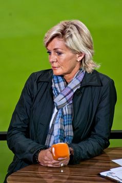 Silvia Neid 2011 nach dem WM-Aus für Deutschland